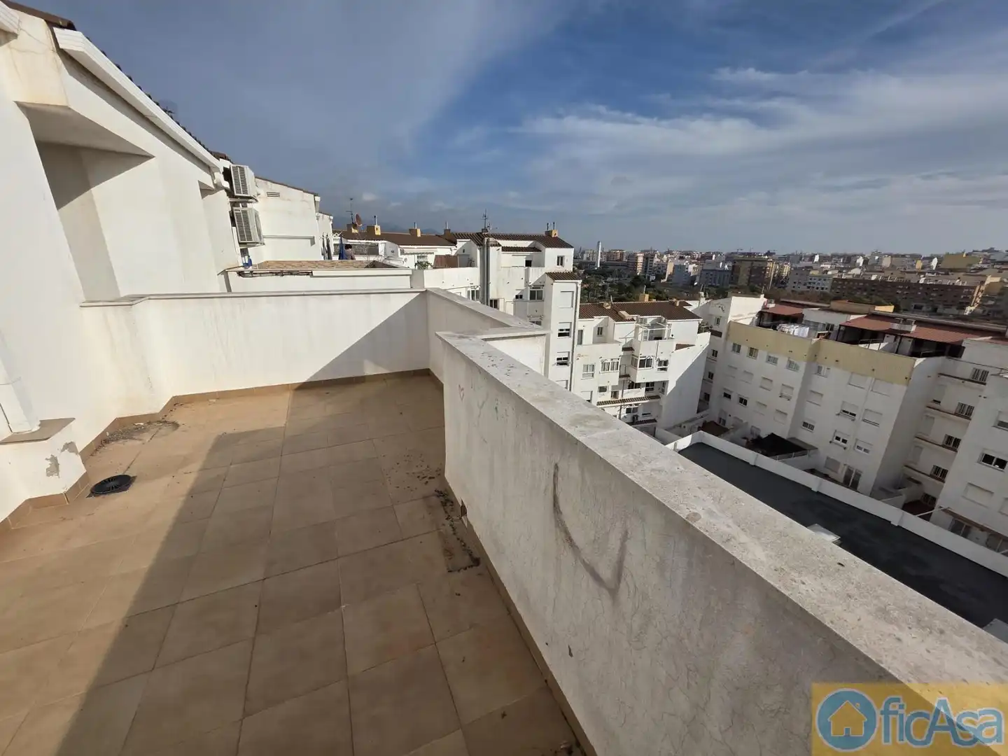 Terraza de Ático en venta en Castellón de la Plana / Castelló de la Plana con Aire acondicionado, Calefacción y Terraza