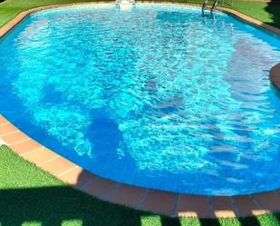 Swimming pool of Single-family semi-detached for sale in  Zaragoza Capital  with Air Conditioner, Heating and Private garden