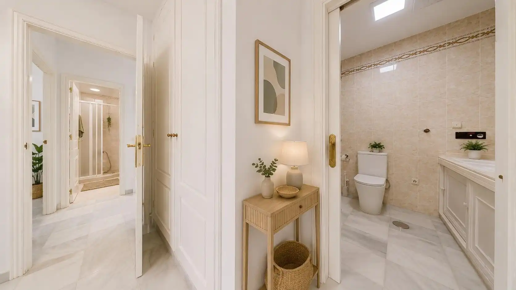 Baño de Casa o chalet en venta en Vícar con Aire acondicionado, Calefacción y Jardín privado