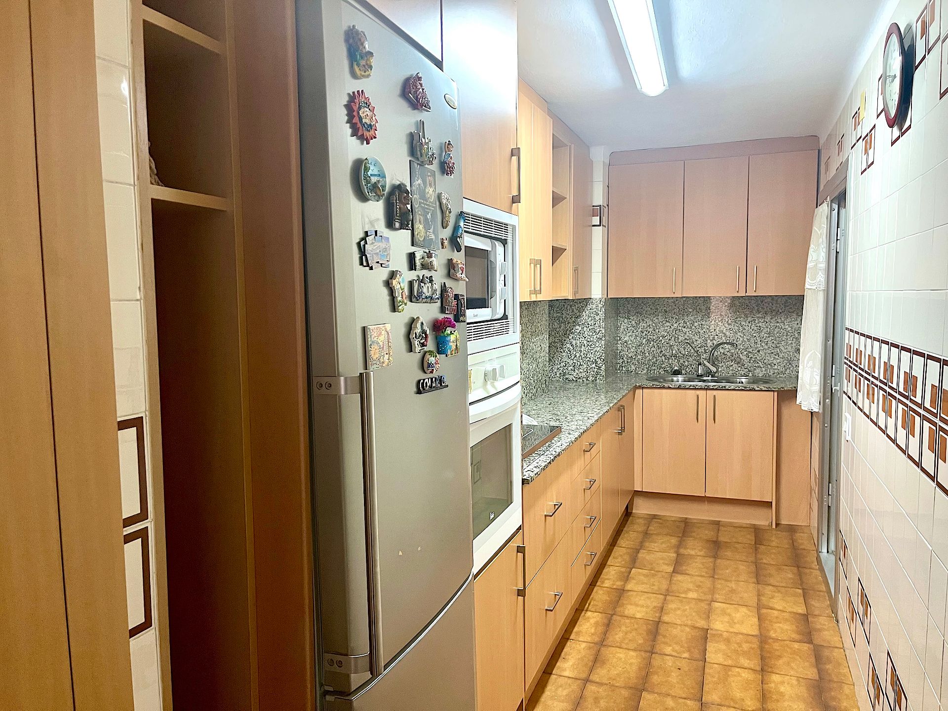 Kitchen of Flat for sale in Terrassa  with Heating, Furnished and Oven