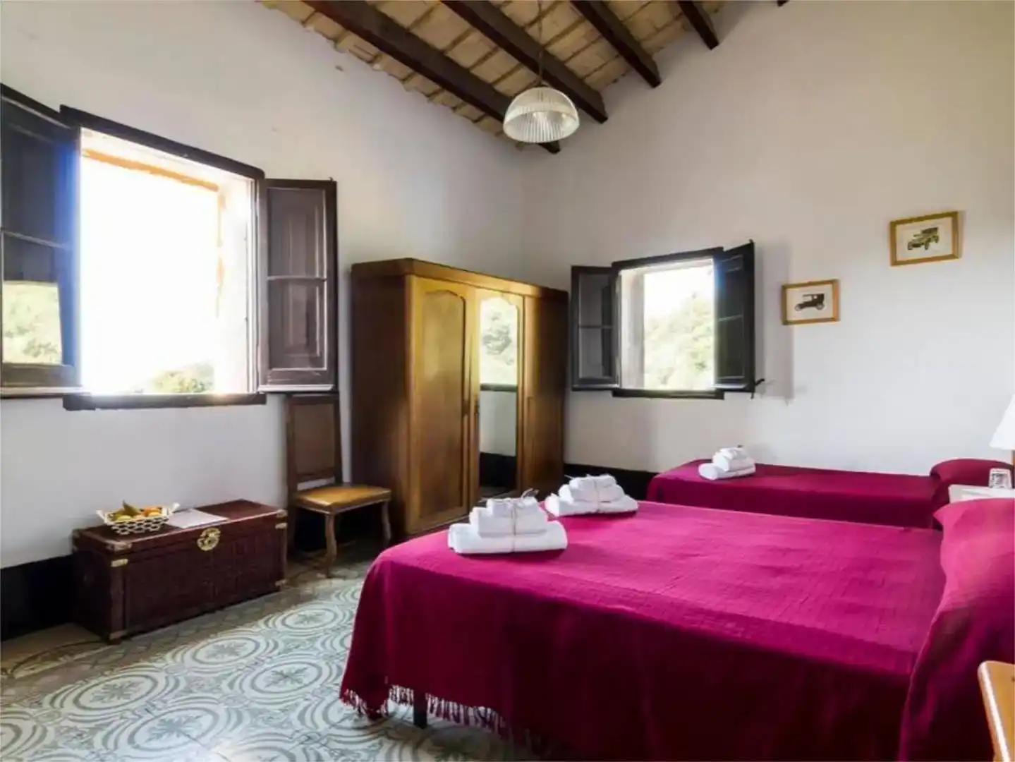 Schlafzimmer von Wohnung zur Miete in Pineda de Mar mit Privatgarten, Abstellraum und Möbliert