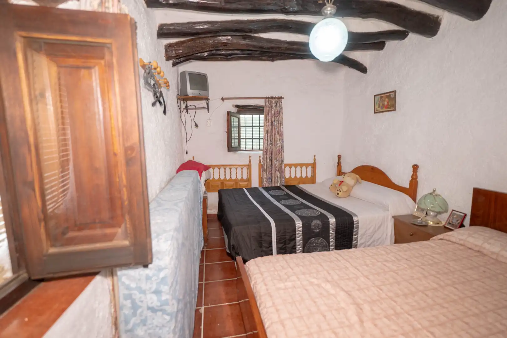 Habitación de Casa adosada en venta en Paterna del Río con Amueblado y Balcón