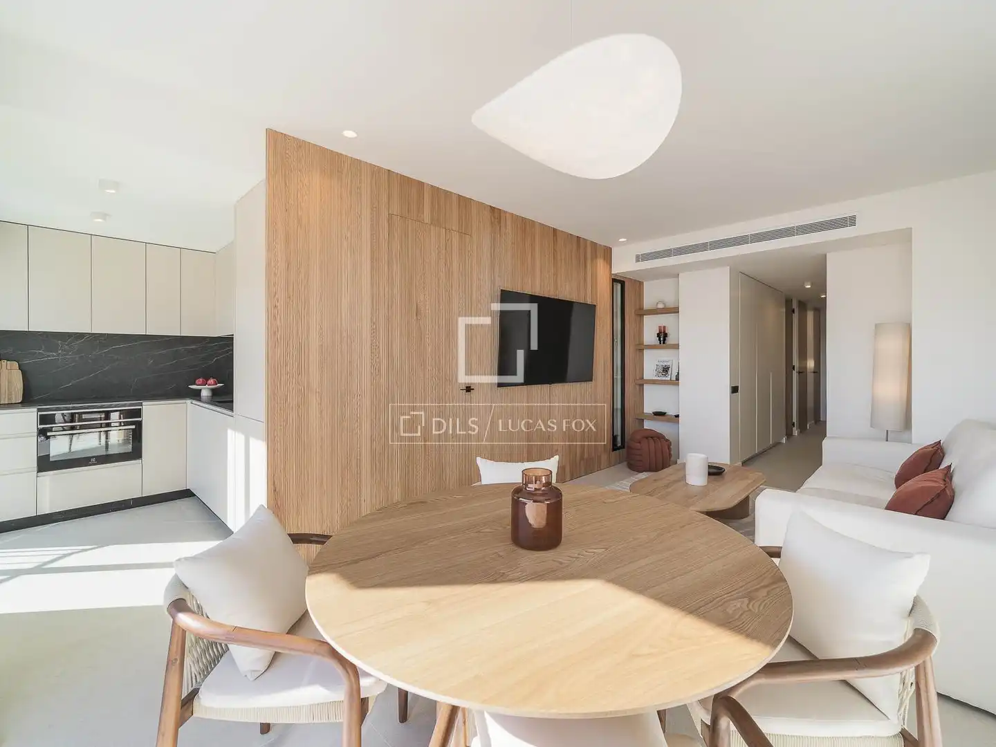 Living room of Flat for sale in Barcelona  with Air Conditioner, Heating and Parquet flooring
