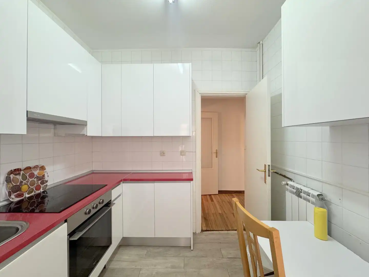 Cocina de Piso de alquiler en Ávila con Parquet y Amueblado