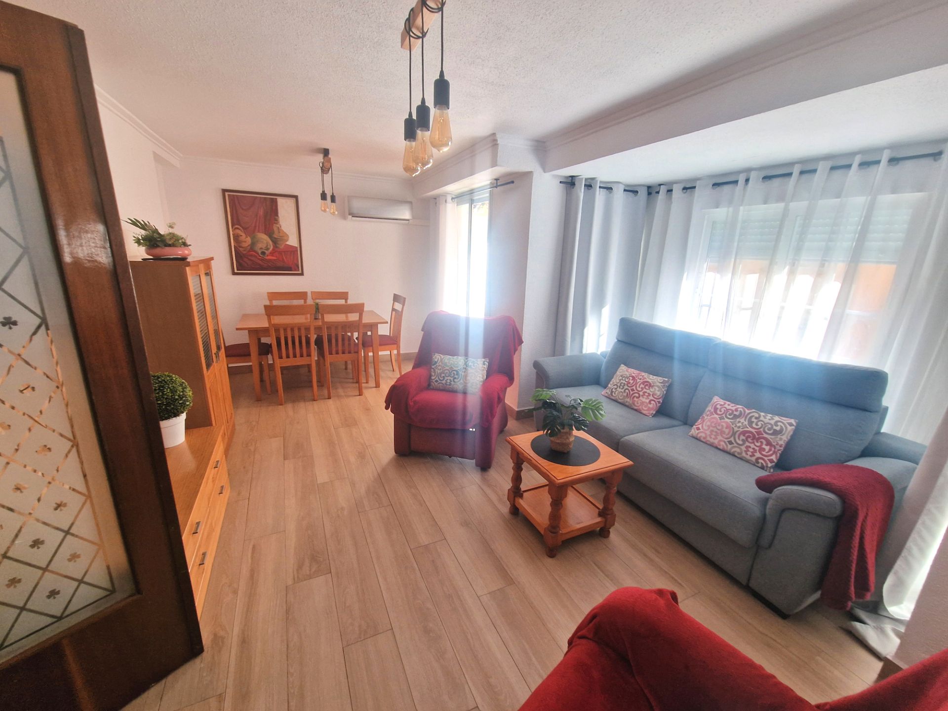 Sala d'estar de Pis en venda en Gandia amb Moblat i Balcó