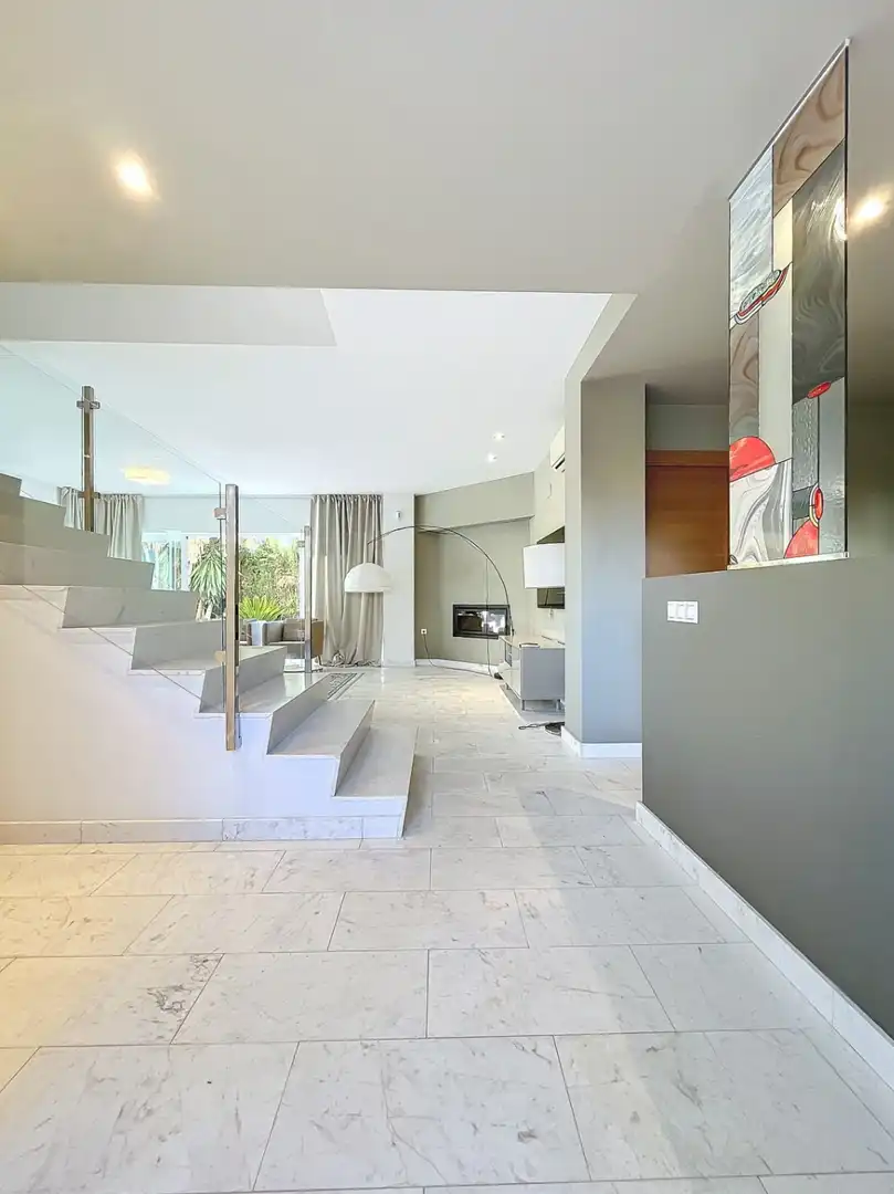 Living room of Houses for sale in L'Alfàs del Pi  with Air Conditioner, Heating and Private garden