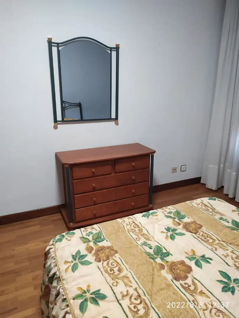 Bedroom of Flat for rent in Medina de Pomar  with Heating, Parquet flooring and Terrace