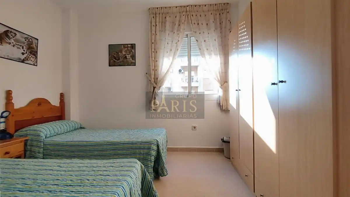 Schlafzimmer von Wohnung zur Miete in Cartagena mit Möbliert, Balkon und Gemeinschaftspool