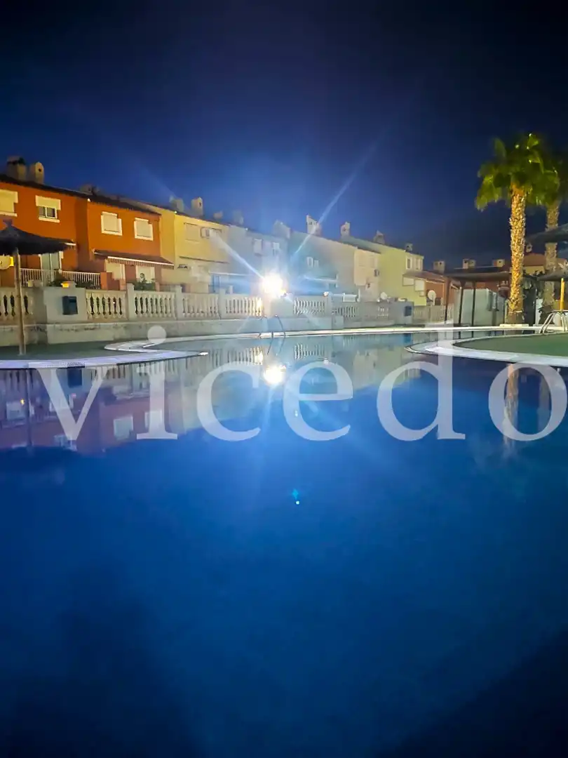 Piscina de Casa adosada en venta en Mutxamel con Aire acondicionado, Trastero y Amueblado