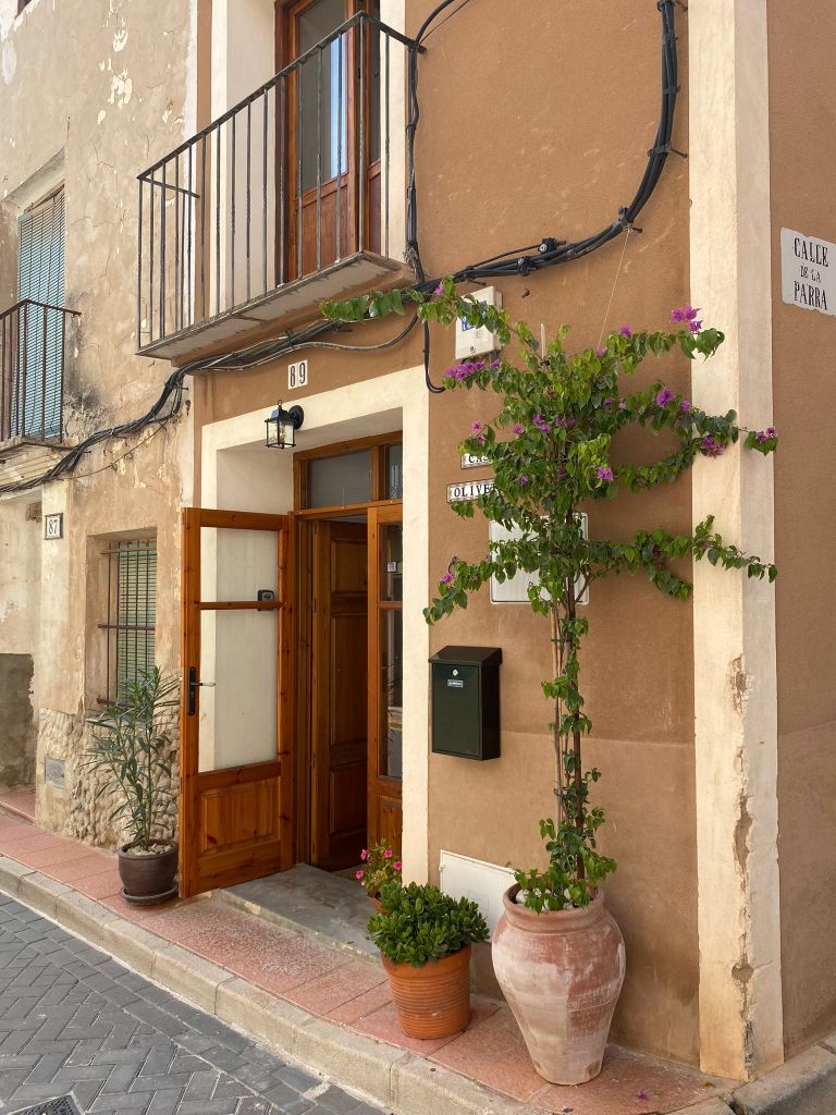 Exterior view of House or chalet for sale in Orxeta  with Furnished, Oven and Washing machine