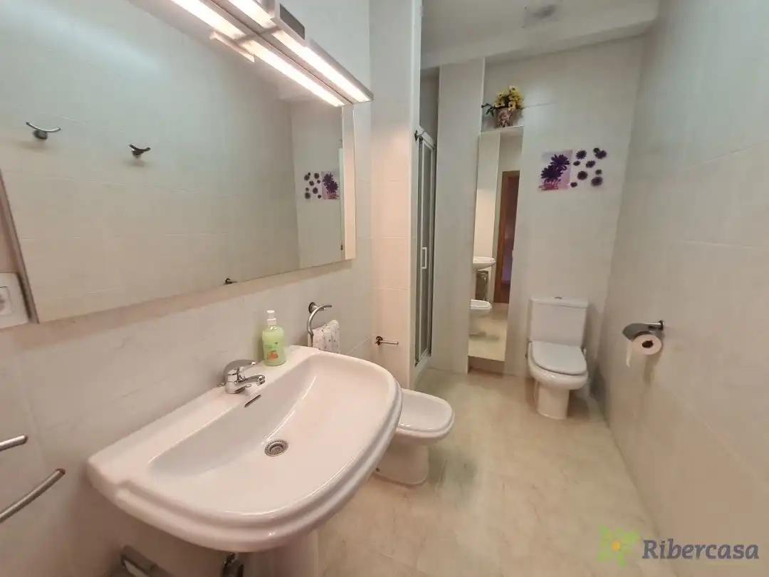 Baño de Casa o chalet en venta en Cintruénigo con Aire acondicionado, Calefacción y Jardín privado