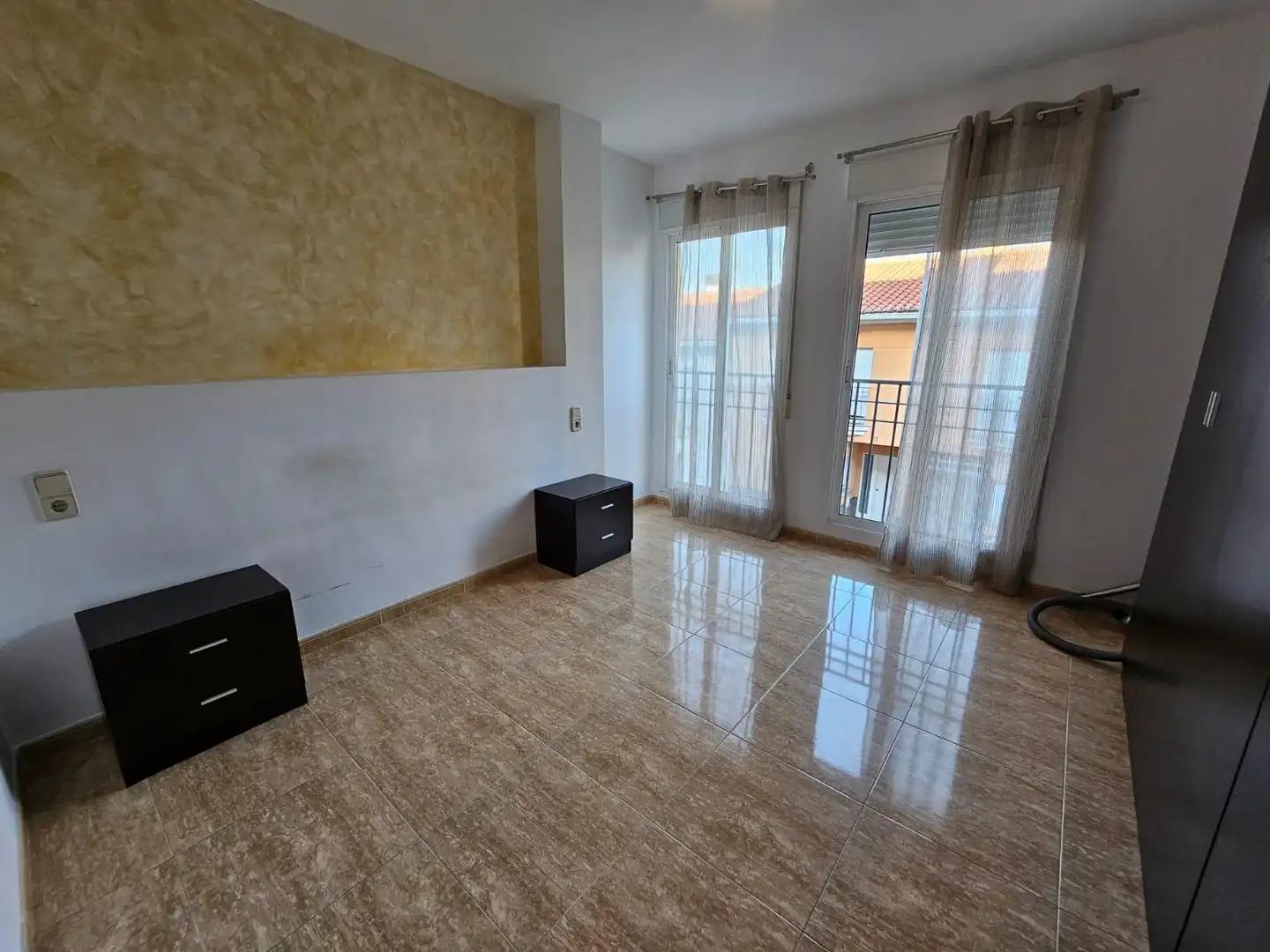 Living room of Flat for sale in Simat de la Valldigna  with Air Conditioner, Private garden and Balcony