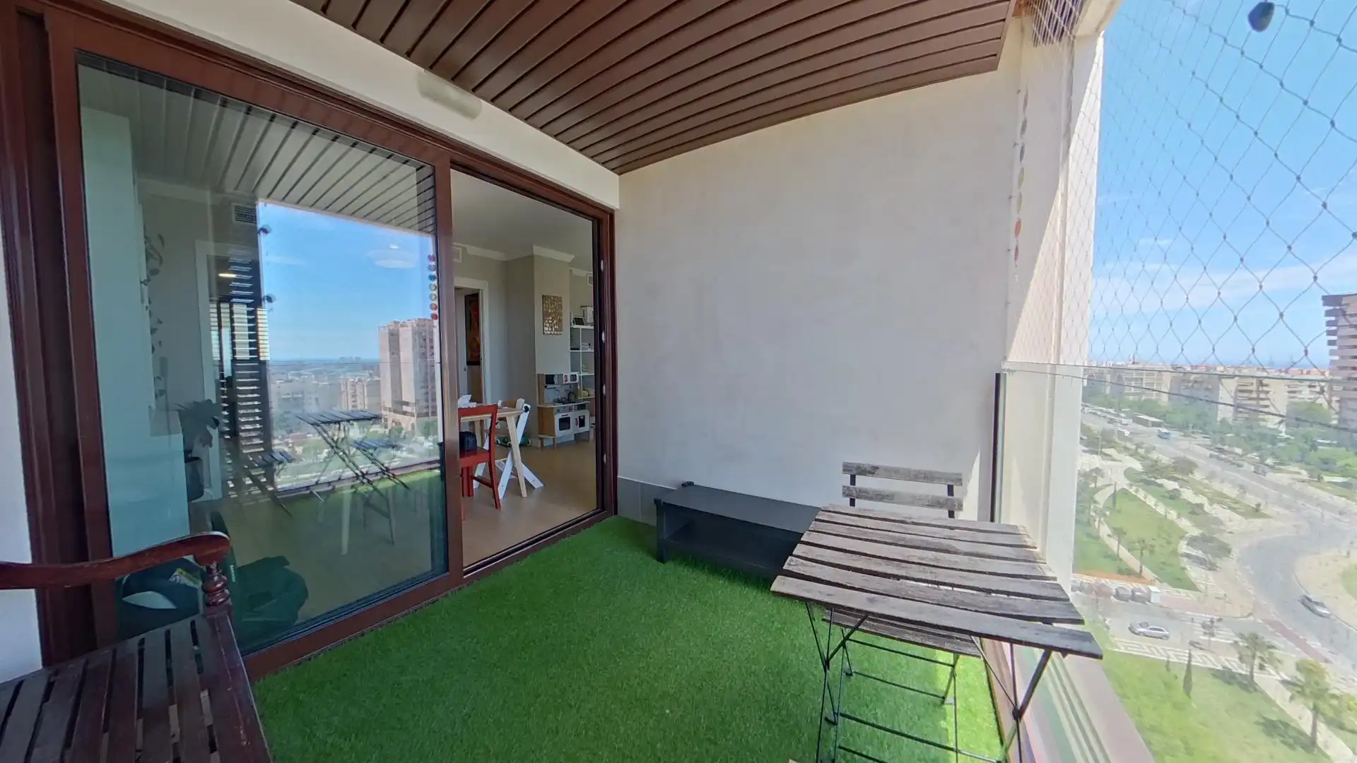 Terraza de Piso de alquiler en Málaga con Aire acondicionado, Calefacción y Terraza