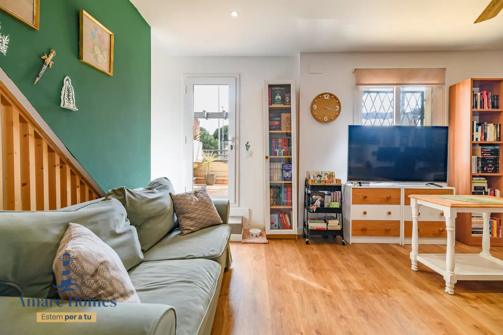 Living room of Detached homes for sale in Gavà  with Air Conditioner, Parquet flooring and Terrace