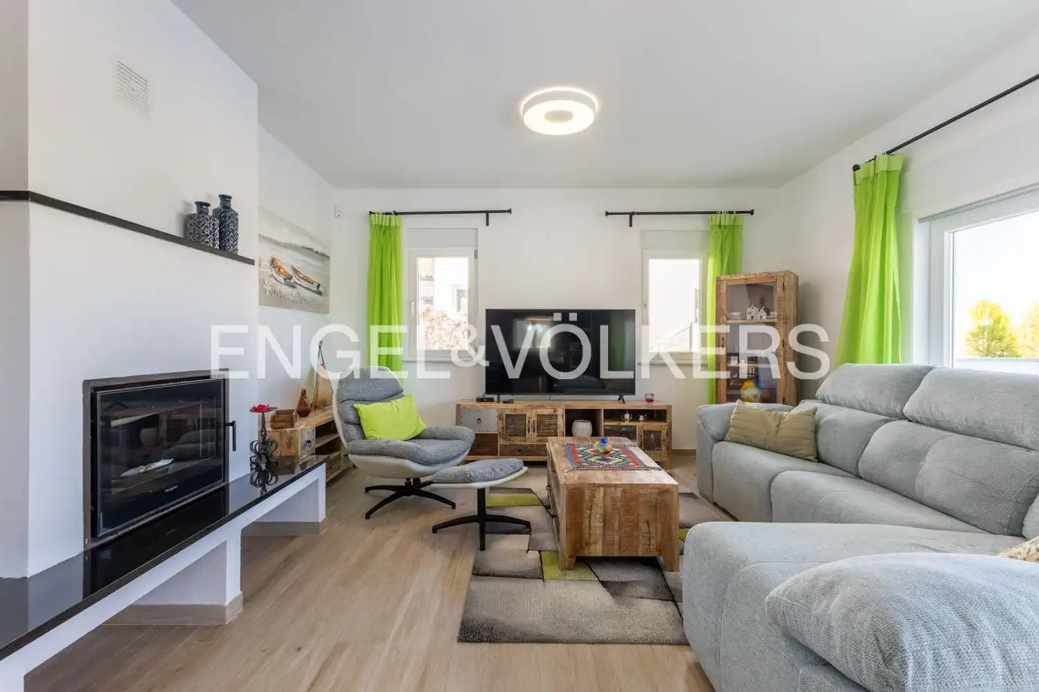 Living room of Houses for sale in Dénia  with Air Conditioner, Heating and Private garden