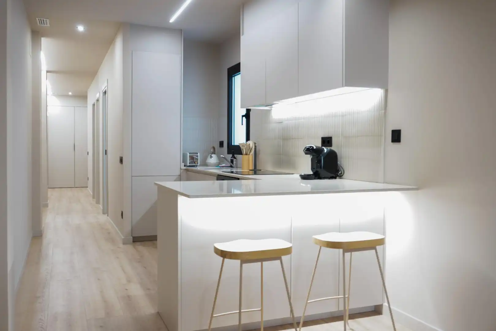 Küche von Wohnung zur Miete in Sant Adrià de Besòs mit Klimaanlage, Heizung und Terrasse