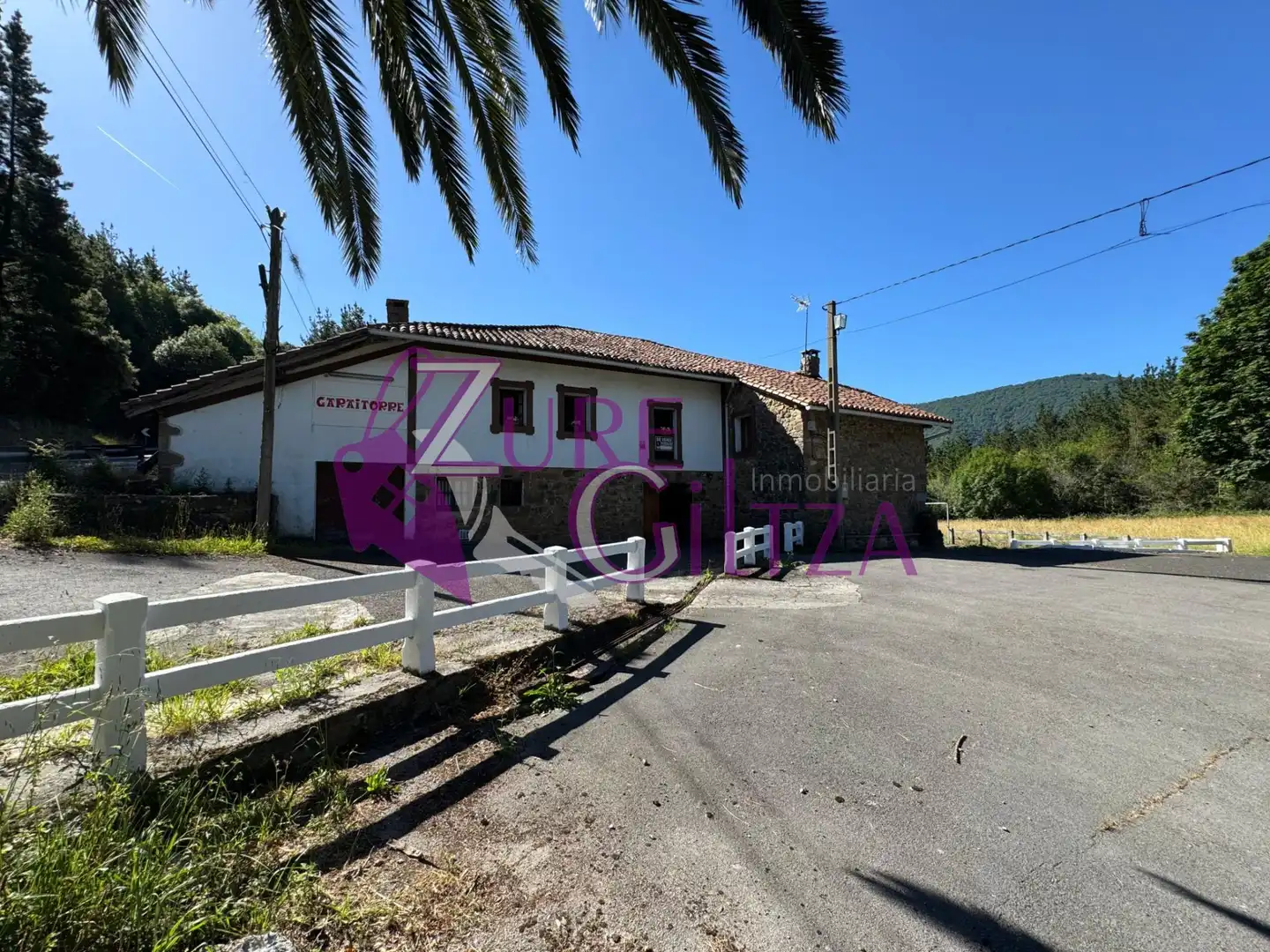 Vista exterior de Finca rústica en venta en Mañaria con Calefacción y Amueblado