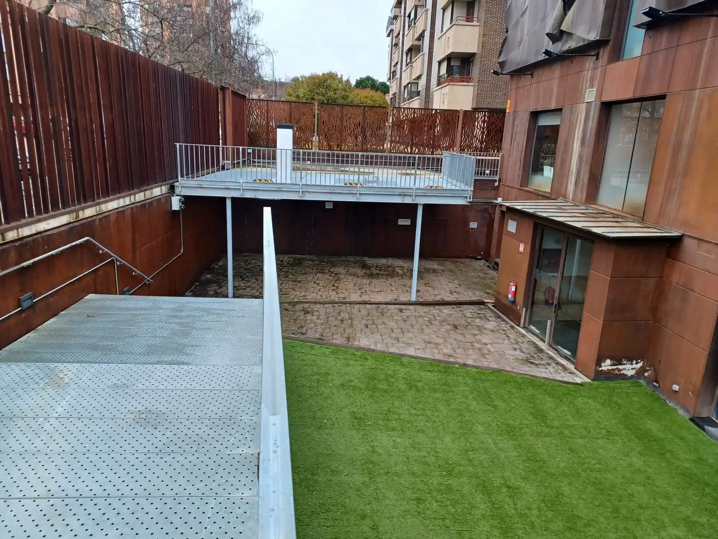 Terraza de Oficina de alquiler en Valladolid con Aire acondicionado y Calefacción