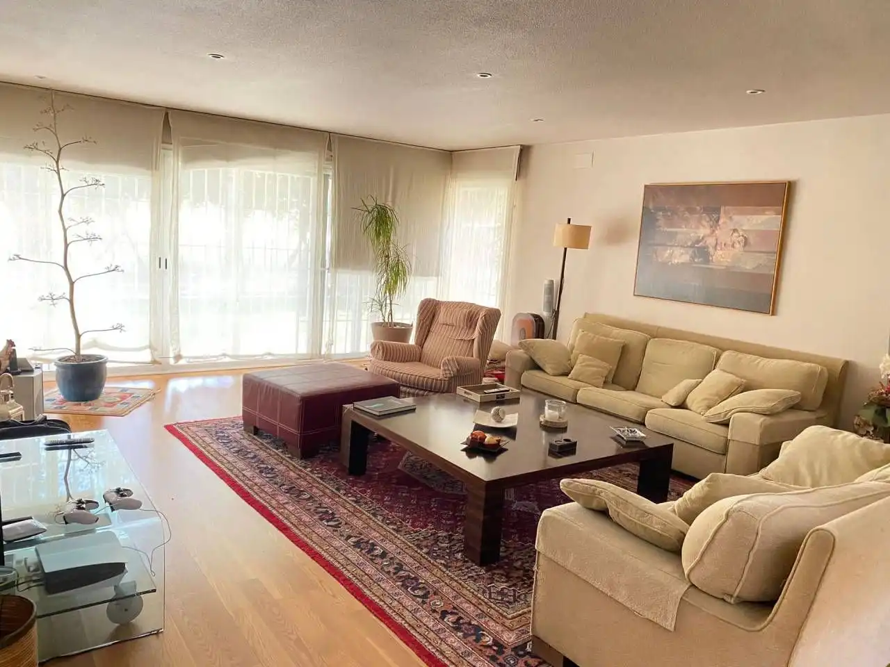 Living room of Houses for sale in Molina de Segura  with Air Conditioner, Private garden and Parquet flooring