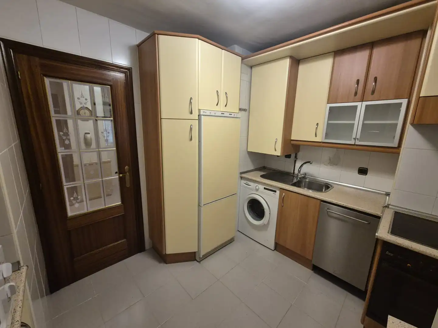Küche von Wohnung zum Verkauf in Palencia mit Heizung, Parkett und Terrasse