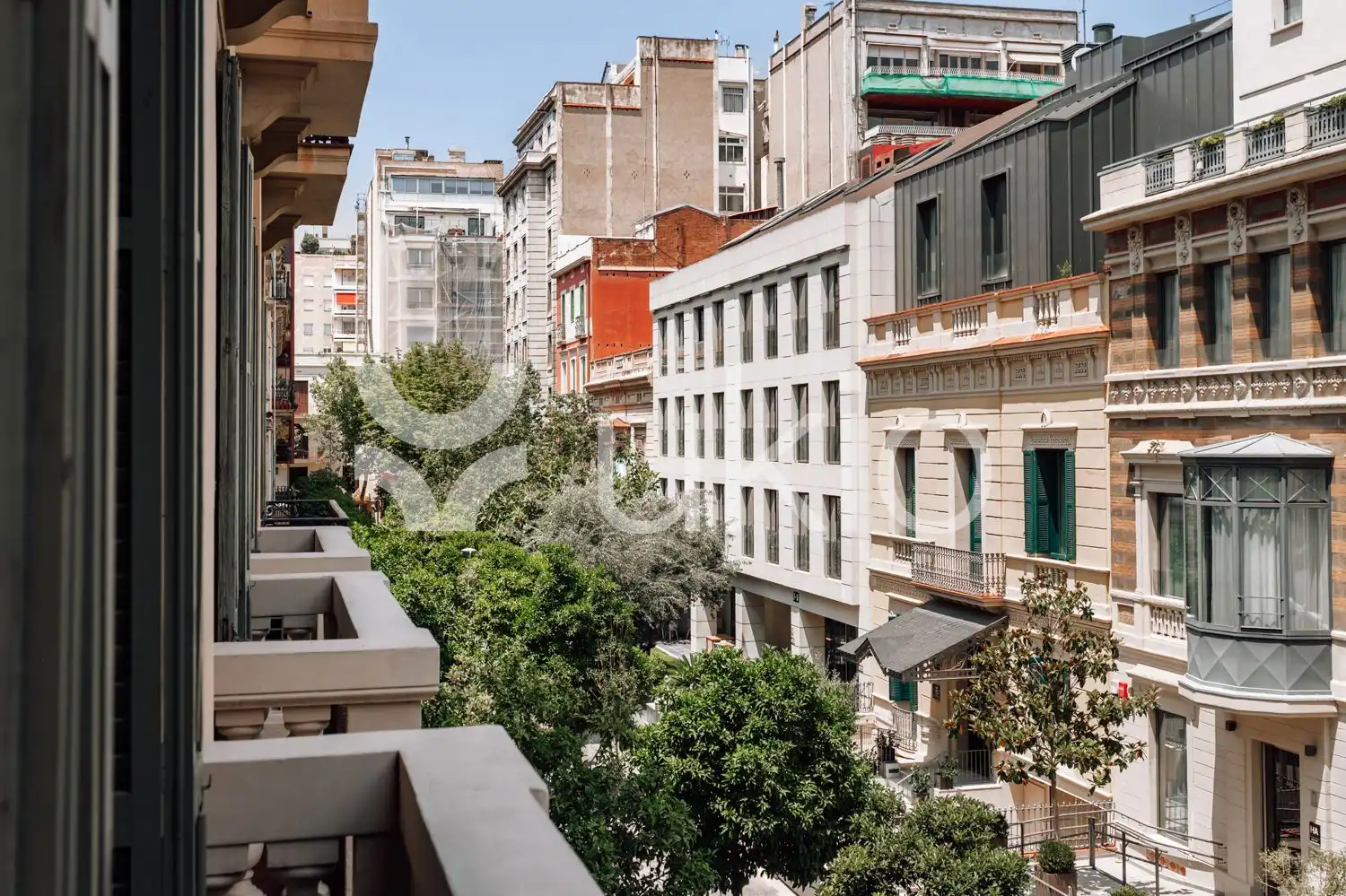 Vista exterior de Apartamento de alquiler en Barcelona con Aire acondicionado, Calefacción y Amueblado