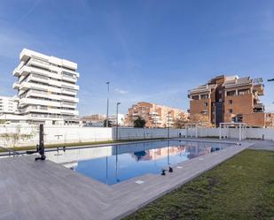 Swimming pool of Flat for sale in  Granada Capital  with Heating, Terrace and Storage room