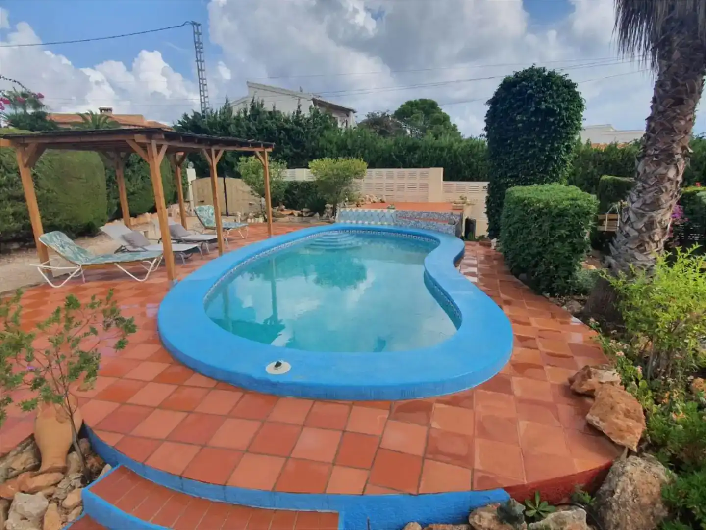 Piscina de Casa o xalet en venda en Calpe / Calp amb Aire condicionat, Piscina i Balcó