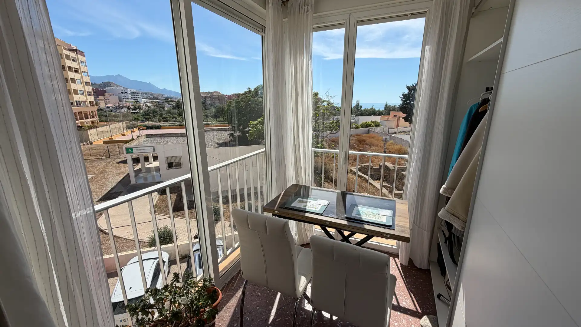 Terrasse von Wohnung zum Verkauf in Torrox mit Klimaanlage, Möbliert und Waschmaschine