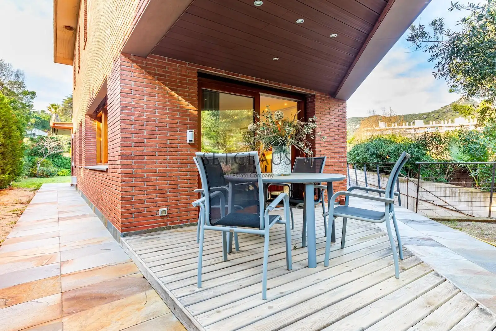 Terrassa de Casa o xalet en venda en Cabrera de Mar amb Aire condicionat, Calefacció i Jardí privat