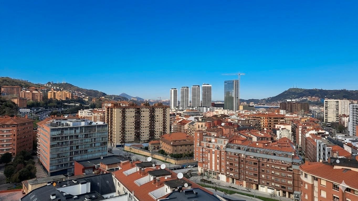 Vista exterior de Oficina de alquiler en Bilbao 
