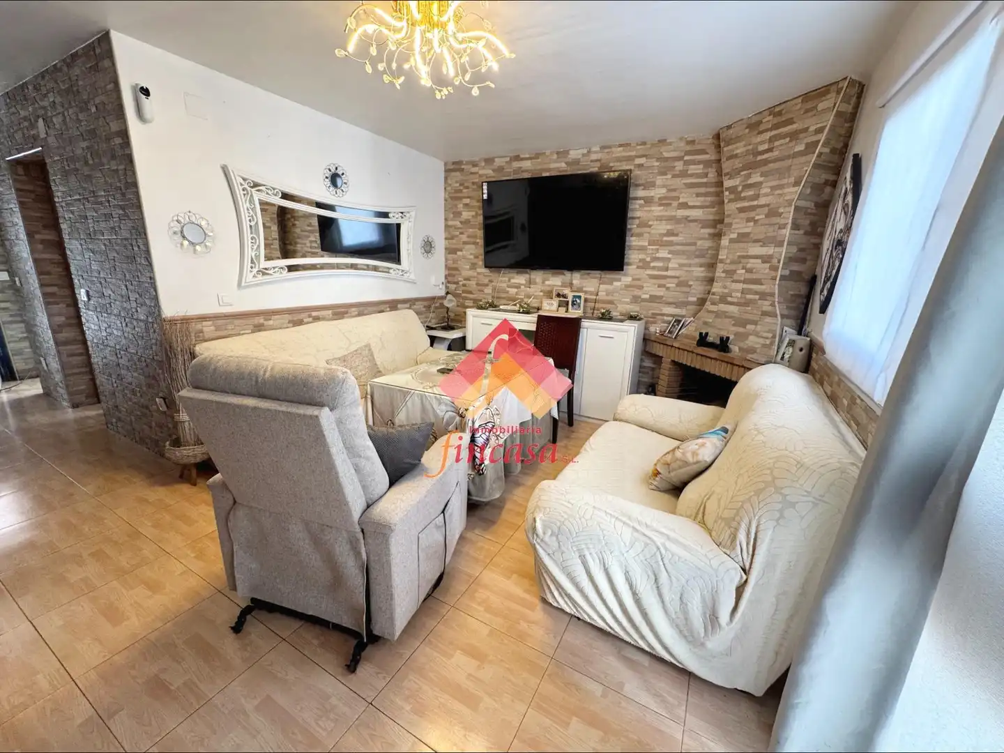 Sala de estar de Casa adosada en venta en Ronda
