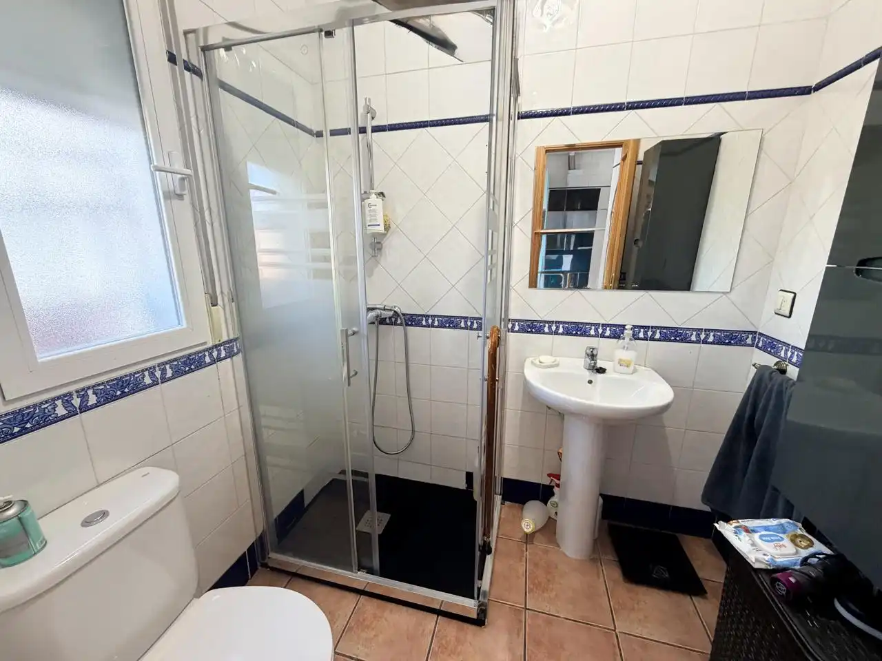 Baño de Casa adosada en venta en El Carpio de Tajo con Aire acondicionado, Terraza y Piscina