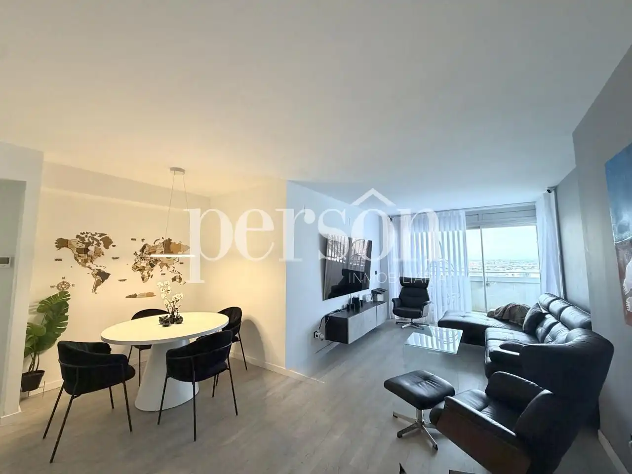 Sala de estar de Piso de alquiler en Valencia con Aire acondicionado, Calefacción y Terraza