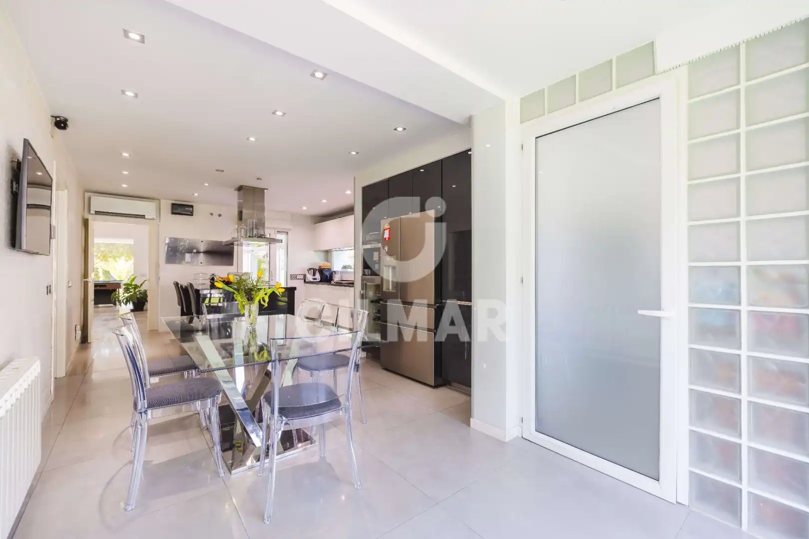 Dining room of Houses for sale in Las Rozas de Madrid  with Air Conditioner, Heating and Private garden