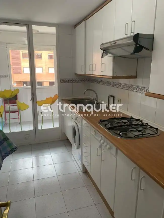 Kitchen of Flat for sale in Madrid  with Parquet flooring and Swimming Pool