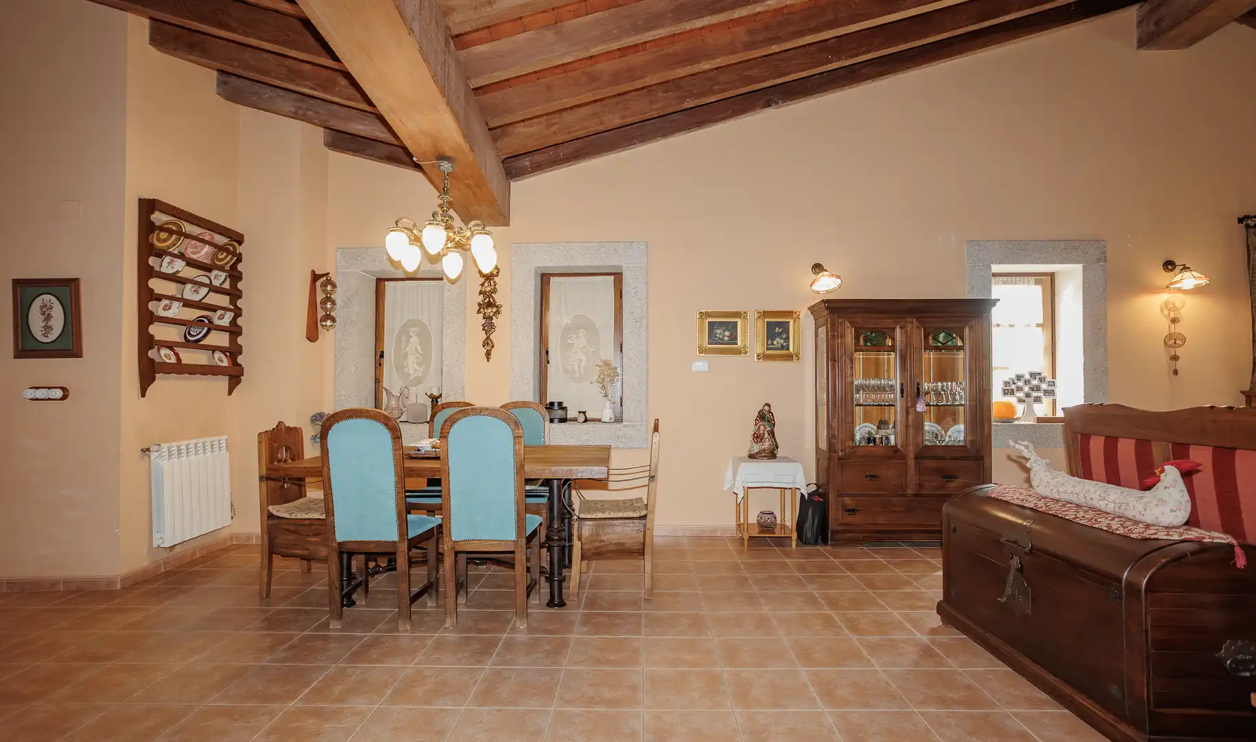 Dining room of Commercial properties for sale in A Veiga 