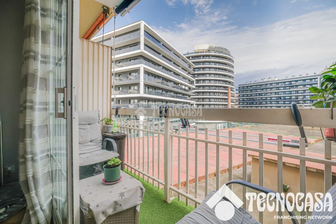 Terrace of Flat for sale in  Barcelona Capital  with Air Conditioner, Heating and Parquet flooring