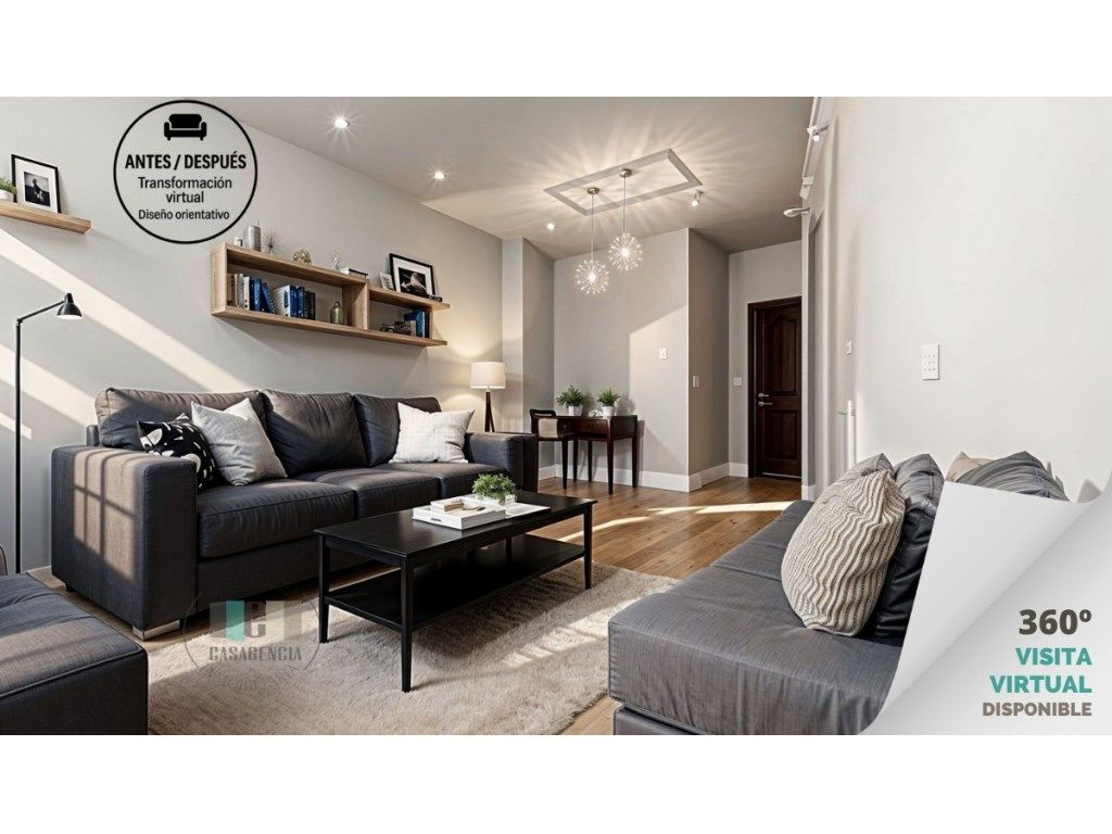 Sala de estar de Piso en venta en Castellón de la Plana / Castelló de la Plana