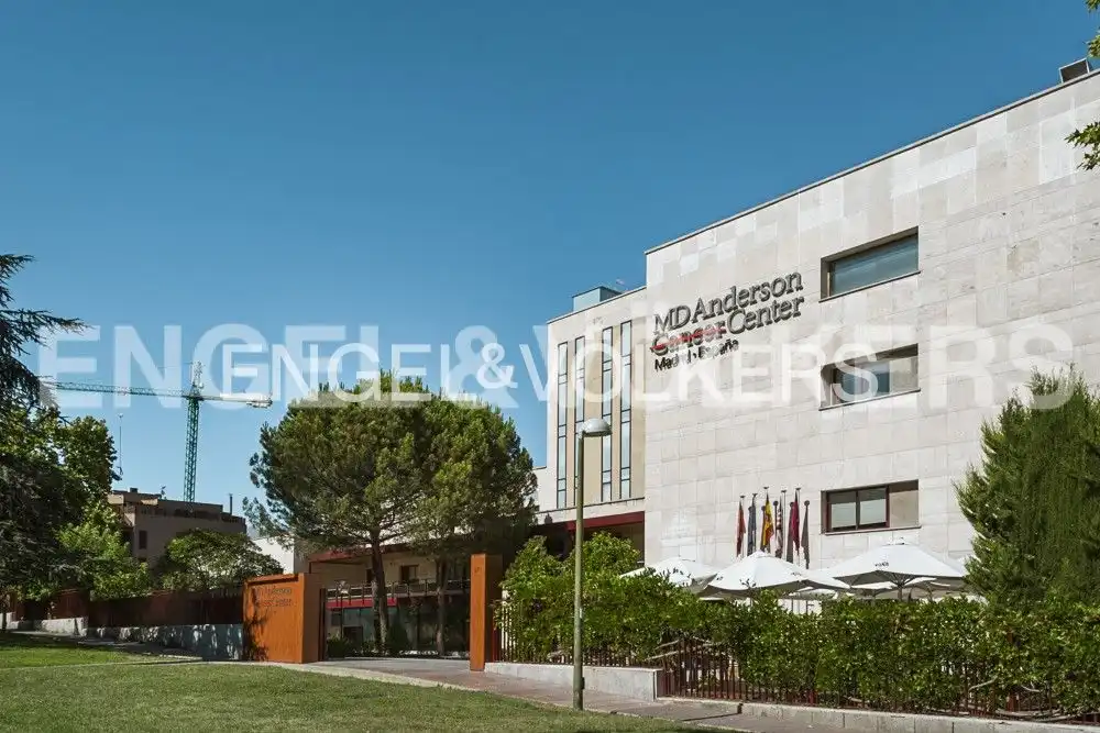 Exterior view of Flat for rent in Madrid  with Air Conditioner, Heating and Private garden