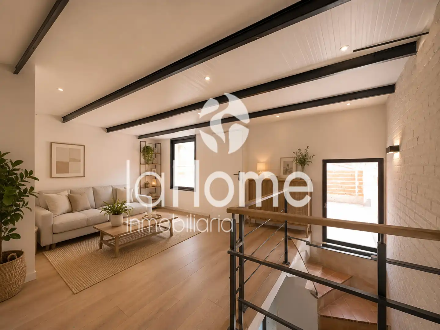 Living room of Houses for sale in La Pobla de Vallbona  with Terrace, Storage room and Balcony