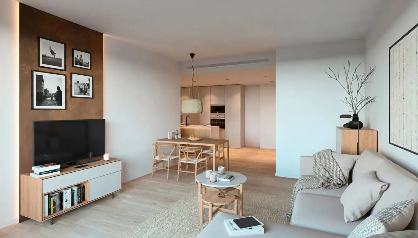Sala de estar de Piso en venta en Moncofa con Aire acondicionado, Calefacción y Terraza