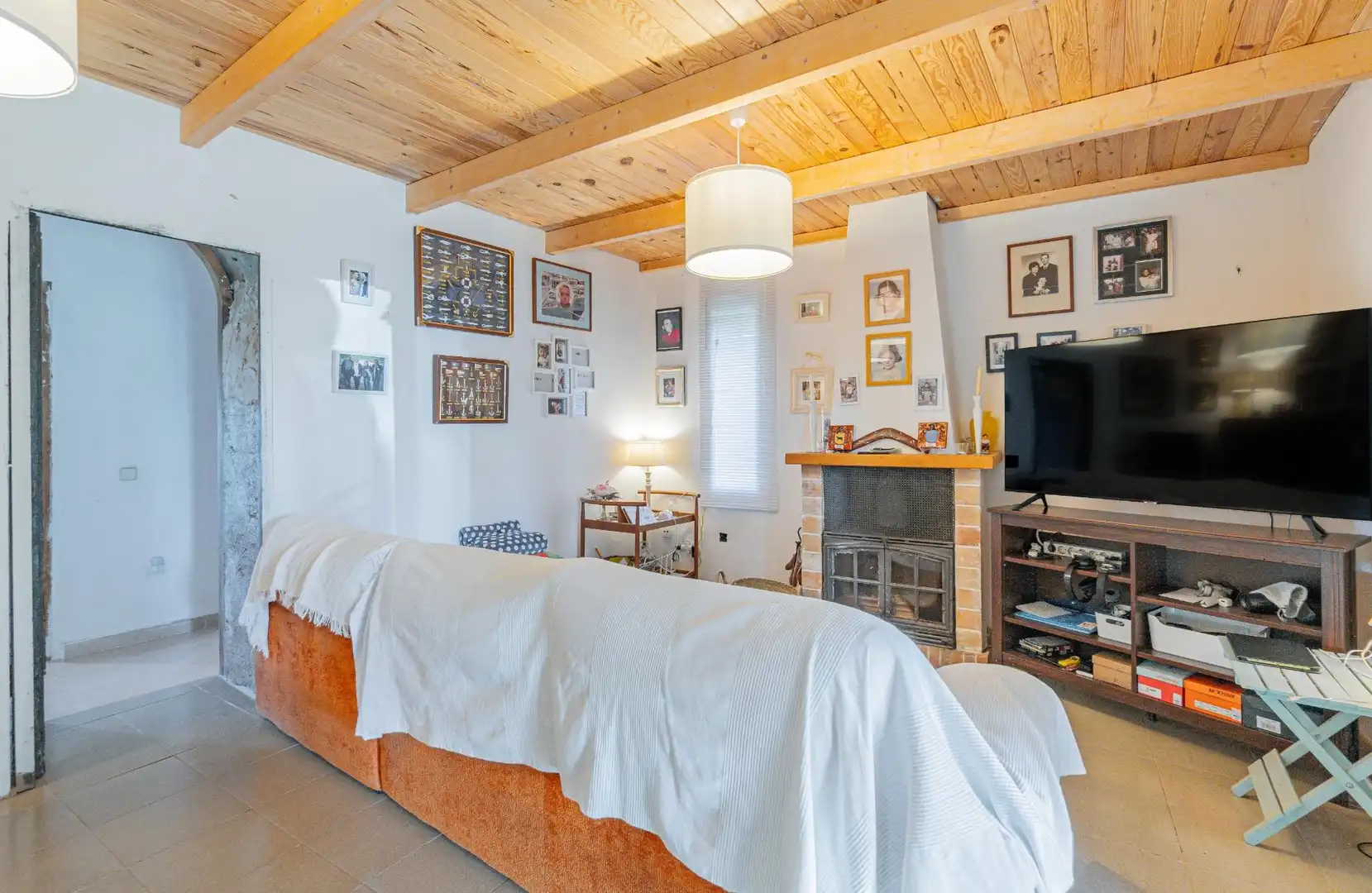 Schlafzimmer von Country house zum Verkauf in Sineu mit Klimaanlage, Heizung und Privatgarten
