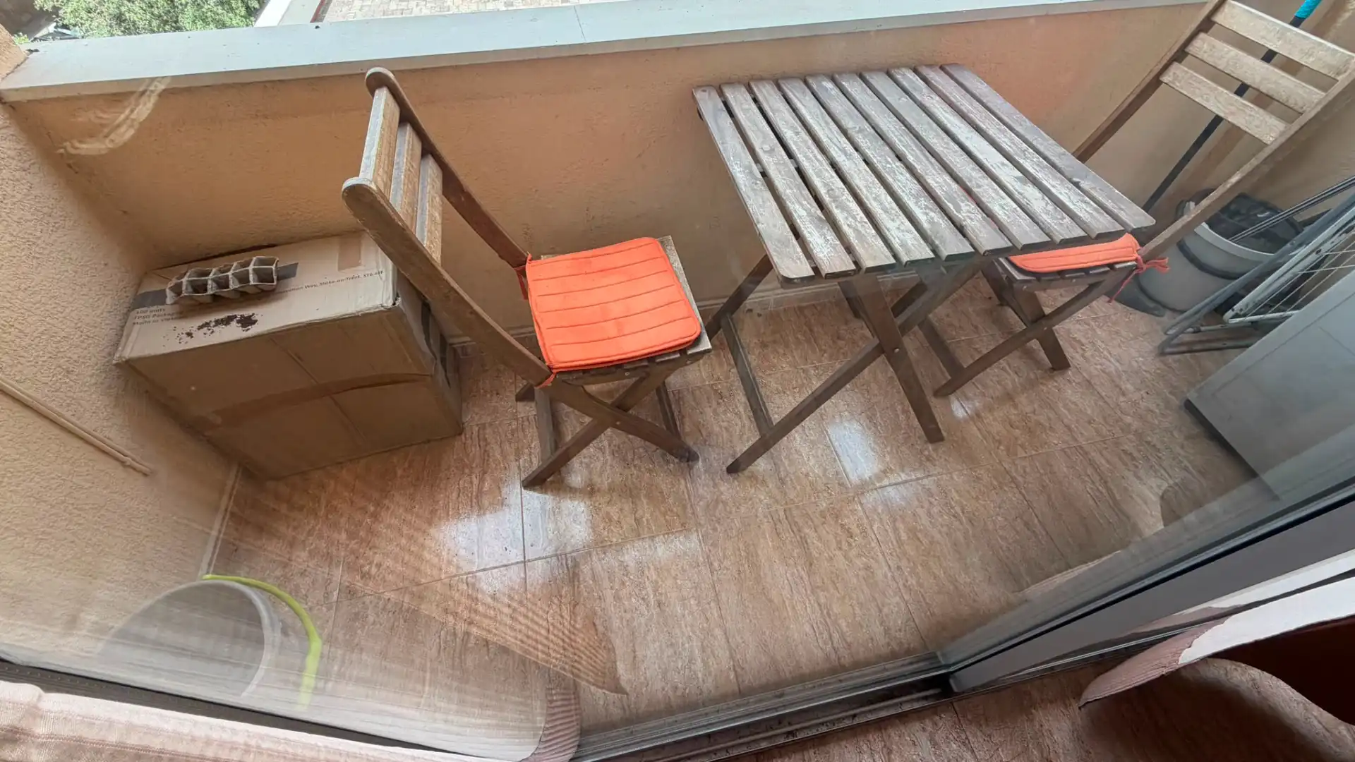 Balcony of Flat for rent in Valencia  with Air Conditioner, Heating and Terrace