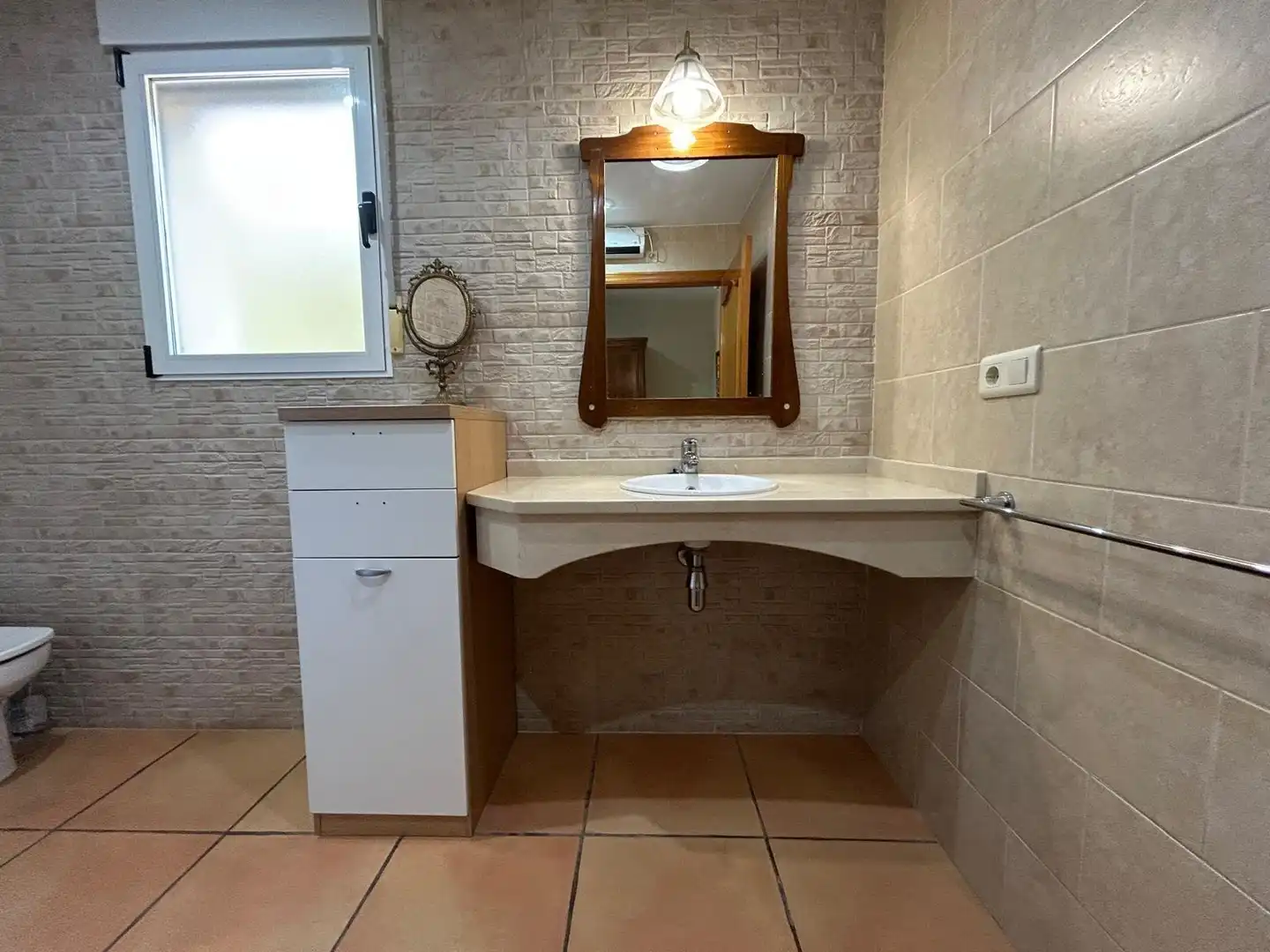 Baño de Casa o chalet en venta en La Font d'en Carròs con Aire acondicionado, Calefacción y Jardín privado