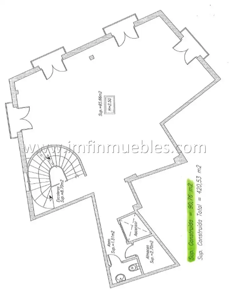 Büro mit Aufzug zur Miete in Calle Canalejas 4, imagen 20