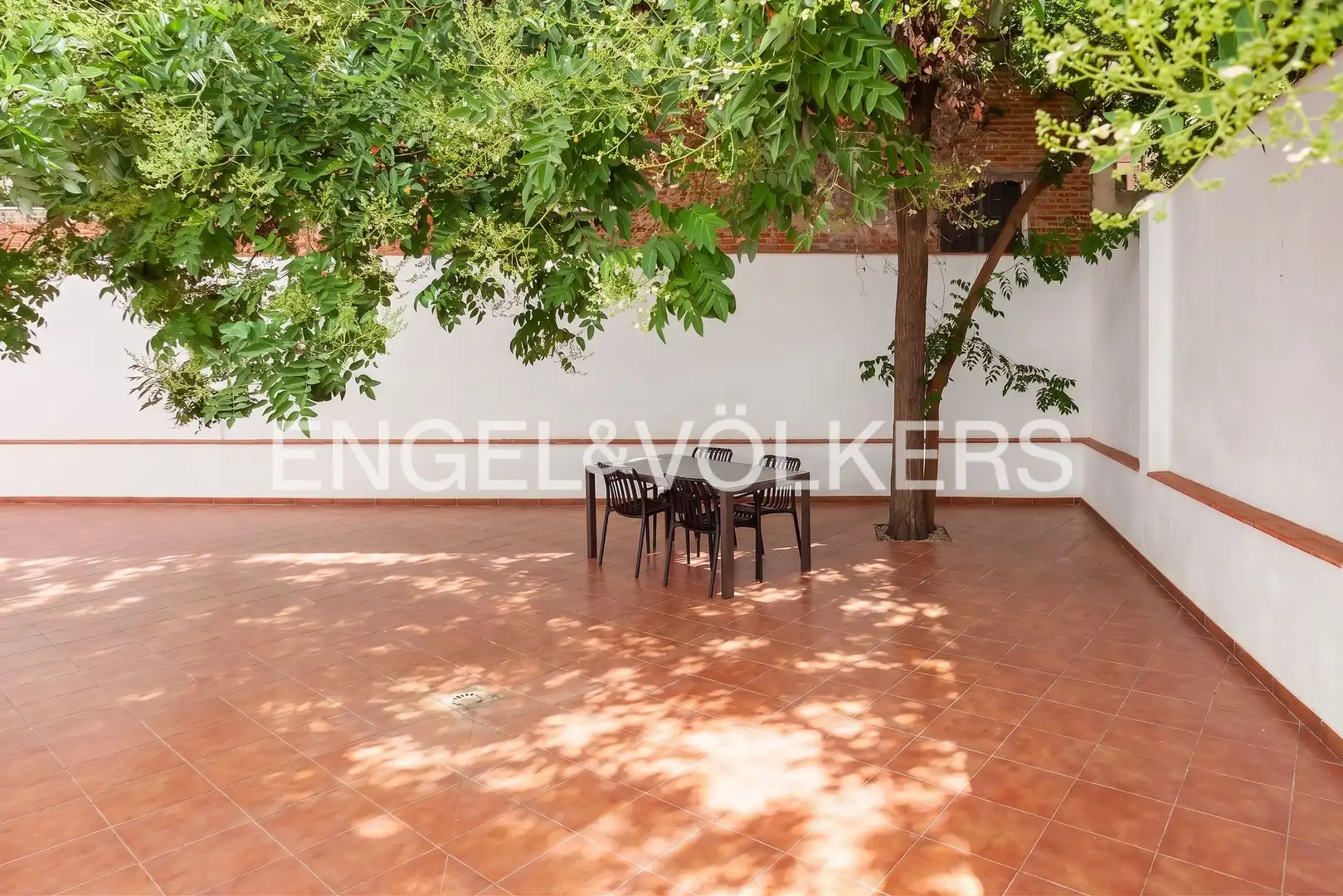 Terraza de Piso de alquiler en Madrid con Calefacción y Jardín privado
