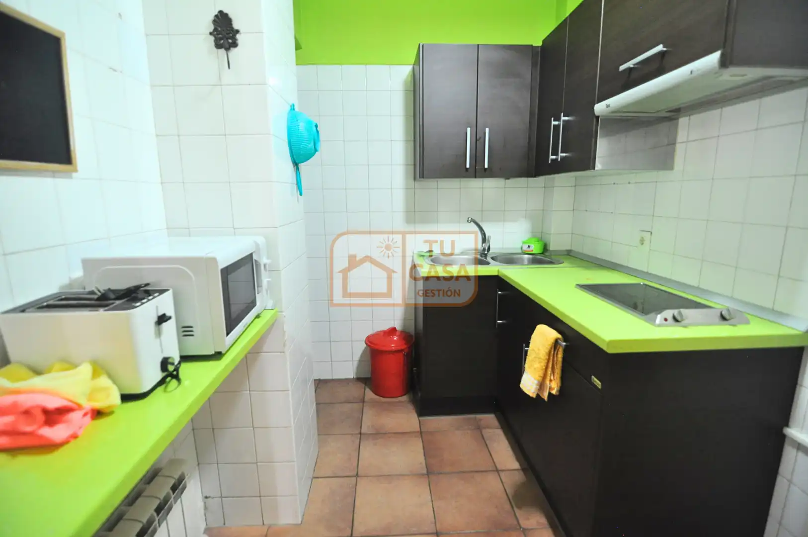 Küche von Wohnung zur Miete in Cáceres mit Heizung, Parkett und Terrasse