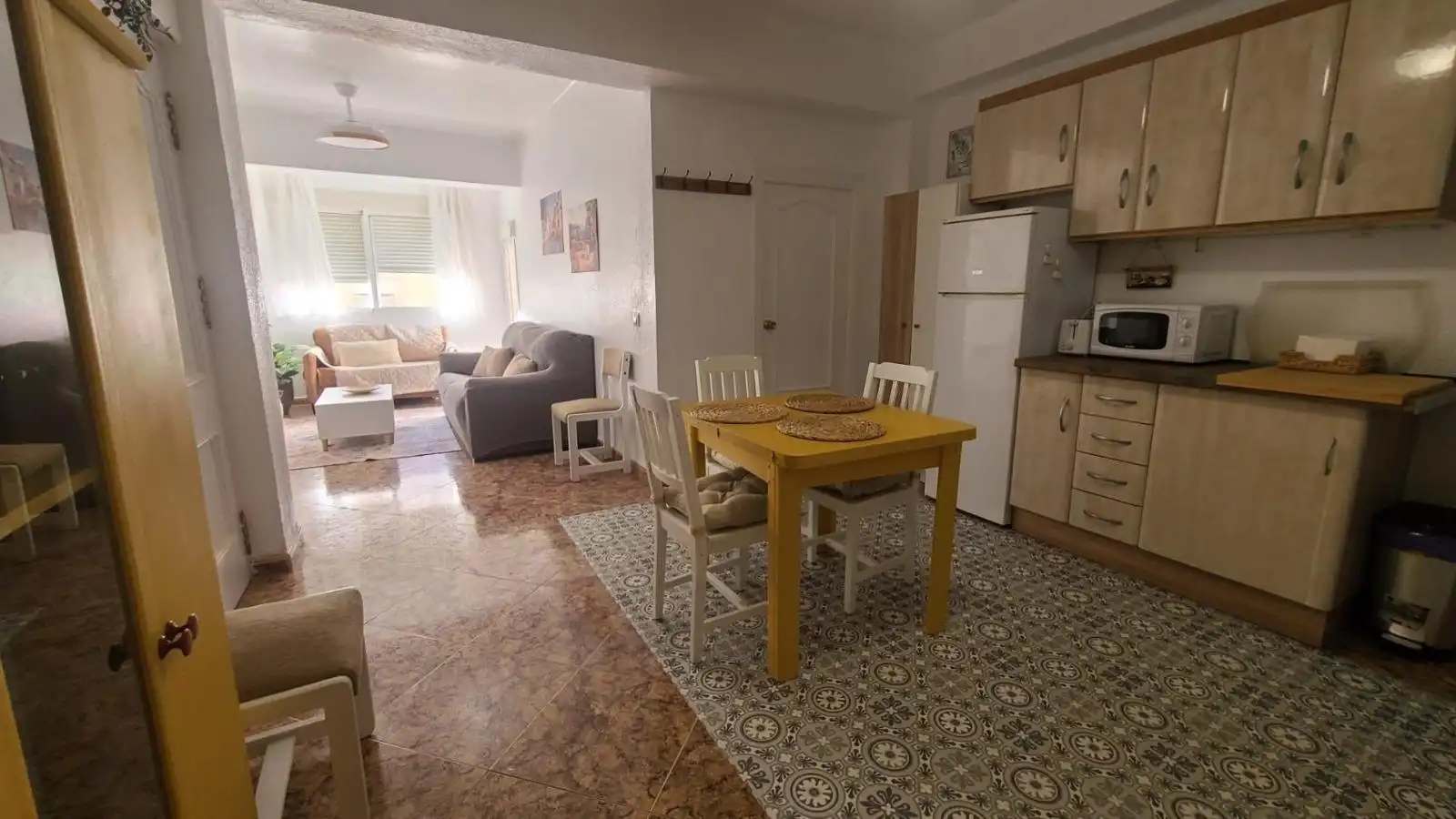 Kitchen of Apartments for rent in Almería  with Air Conditioner and Furnished
