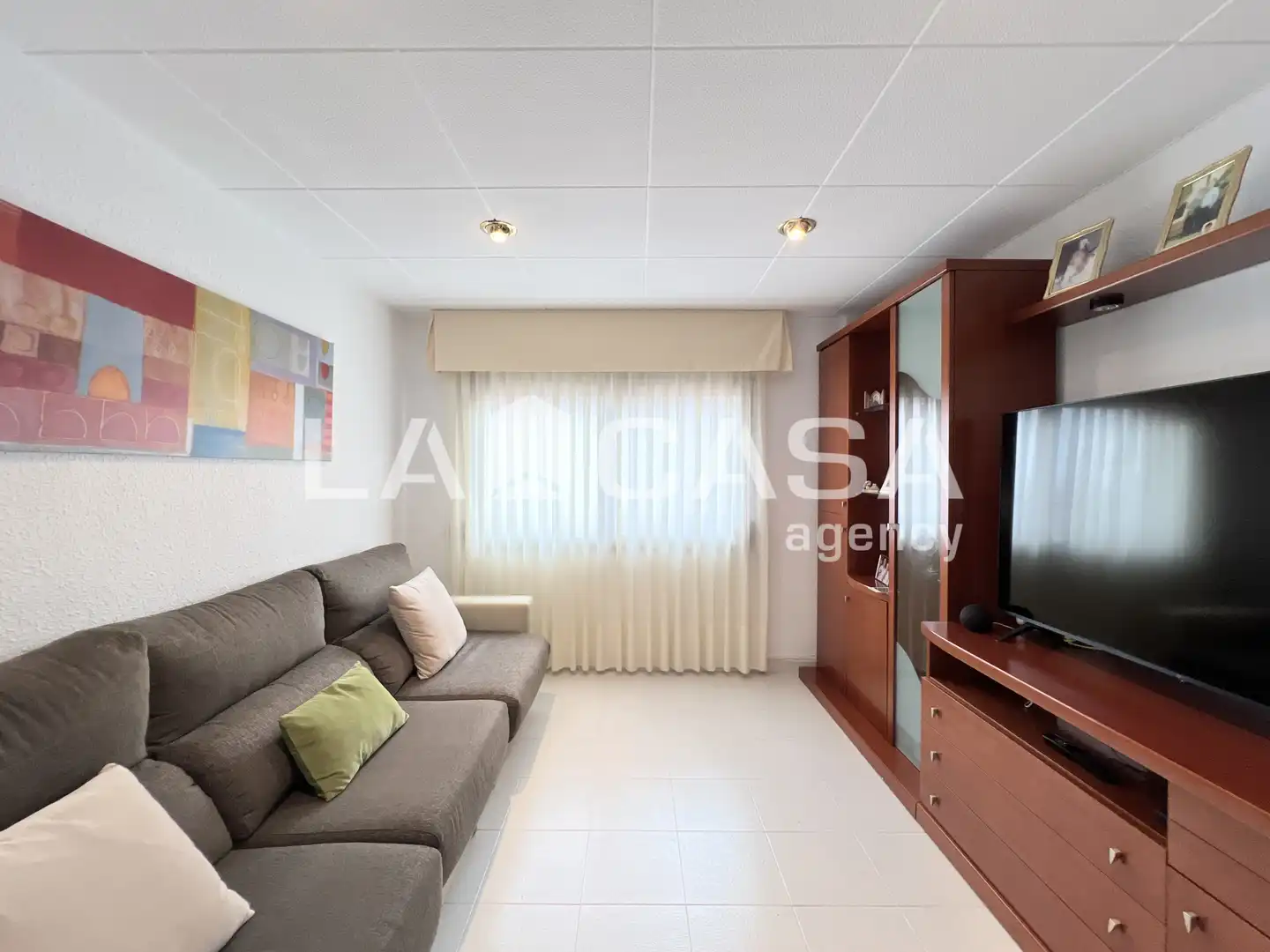 Living room of Flat for sale in Badalona  with Heating and Balcony