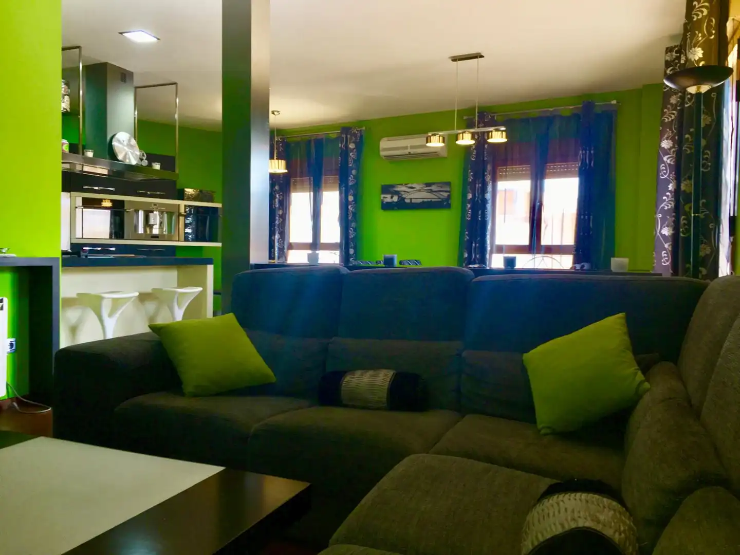 Sala d'estar de Pis de lloguer en Puertollano amb Aire condicionat, Calefacció i Terrassa